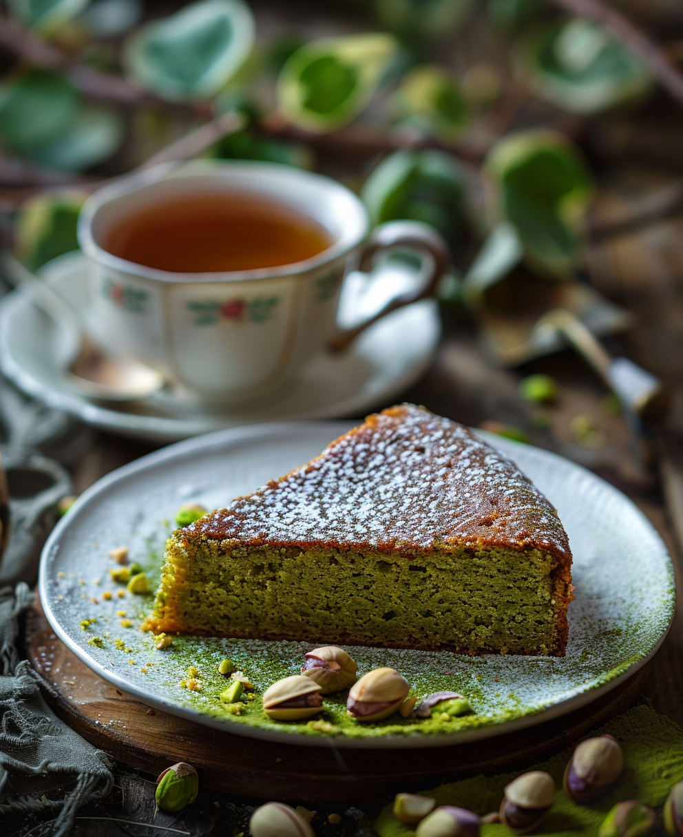 gateau aux pistache