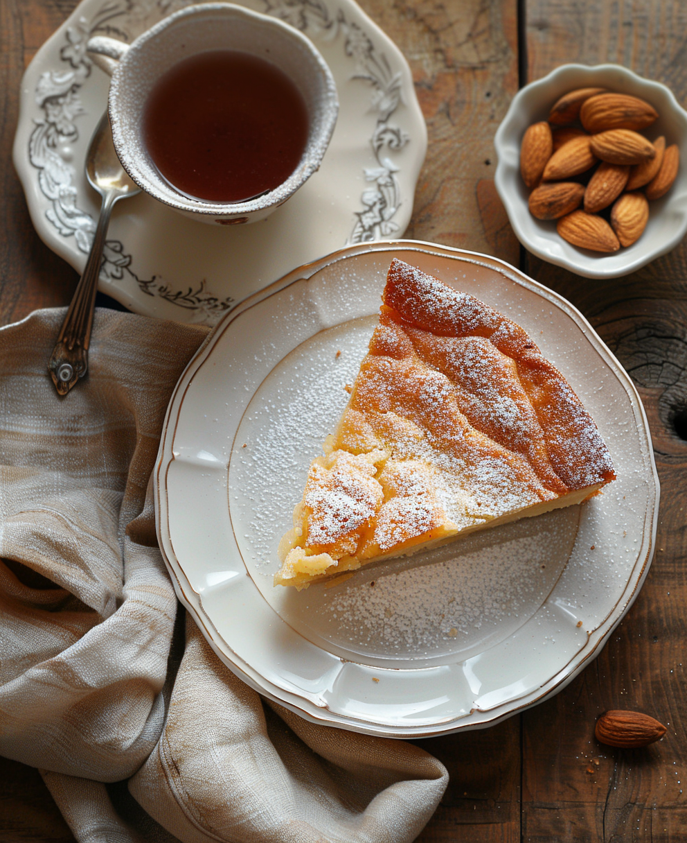 gateau aux pomme et amande