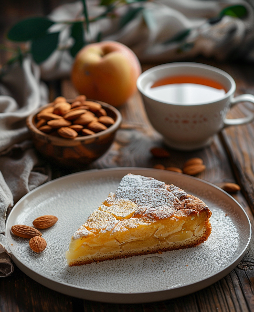 gateau aux pomme et amande