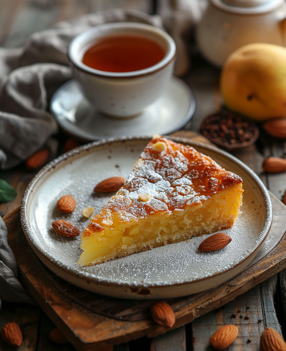 gateau aux pomme et amande