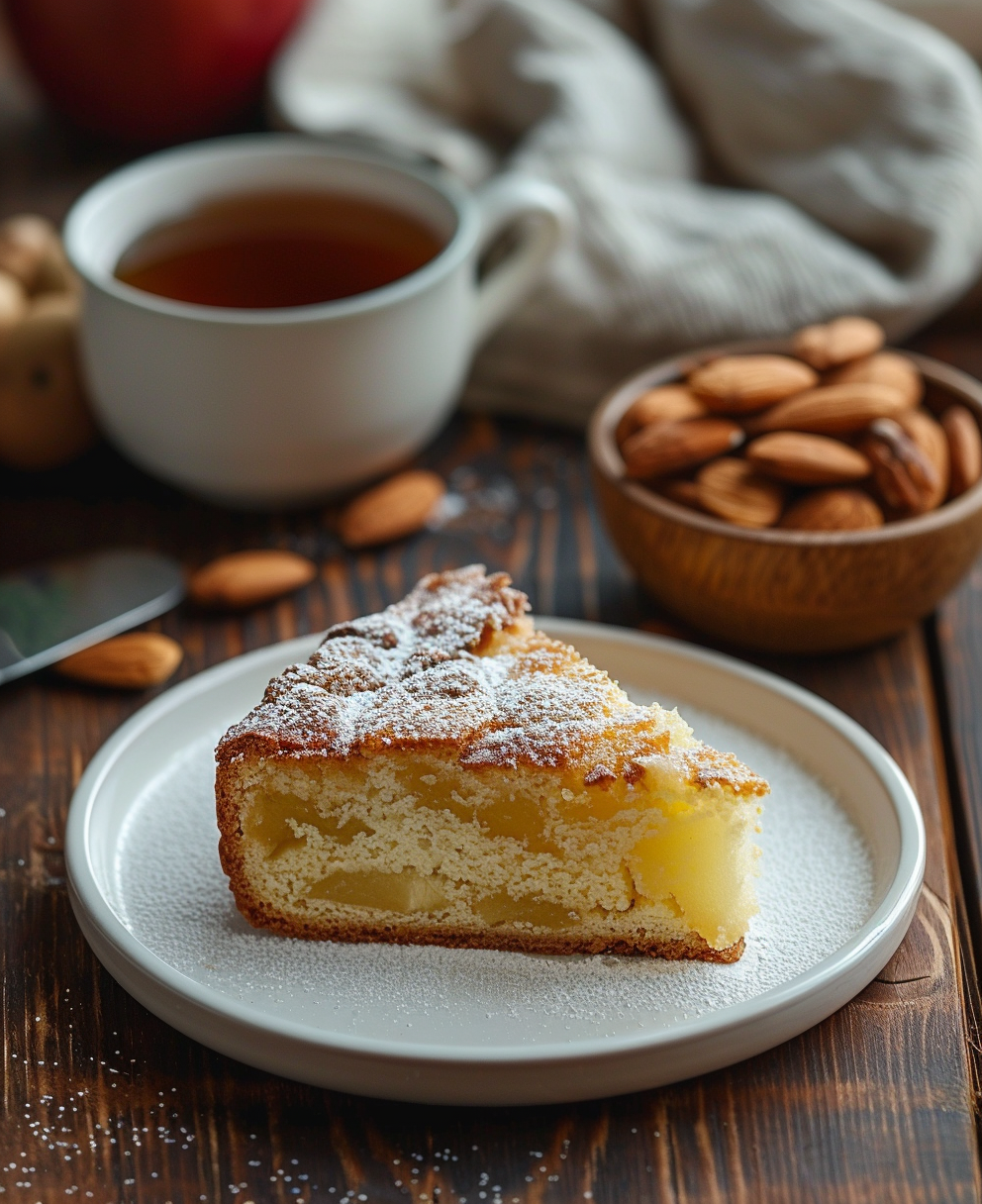 gateau aux pomme et amande