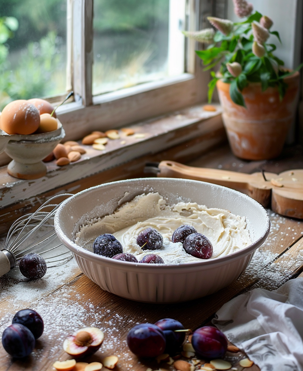 gateau aux prunes