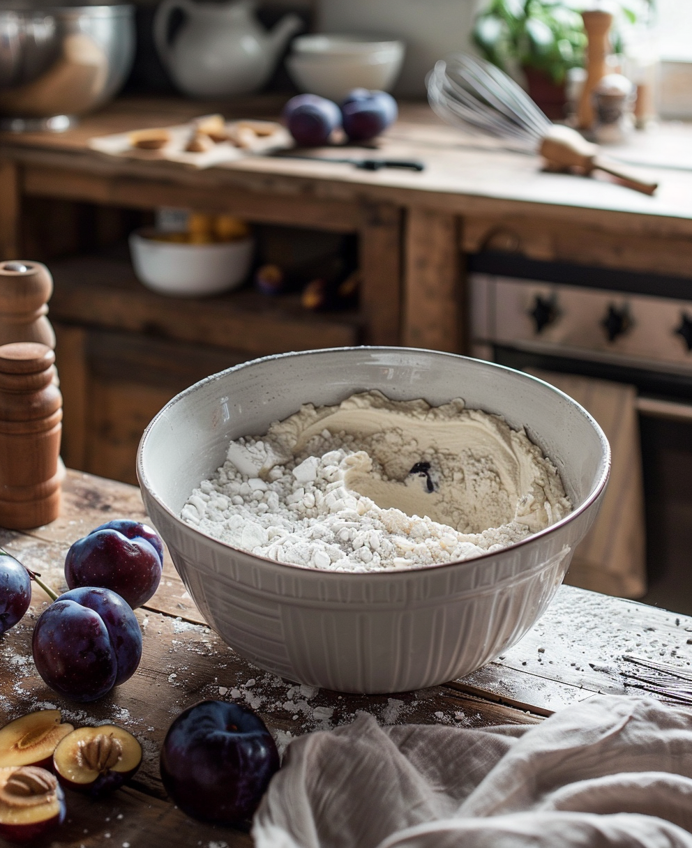 gateau aux prunes