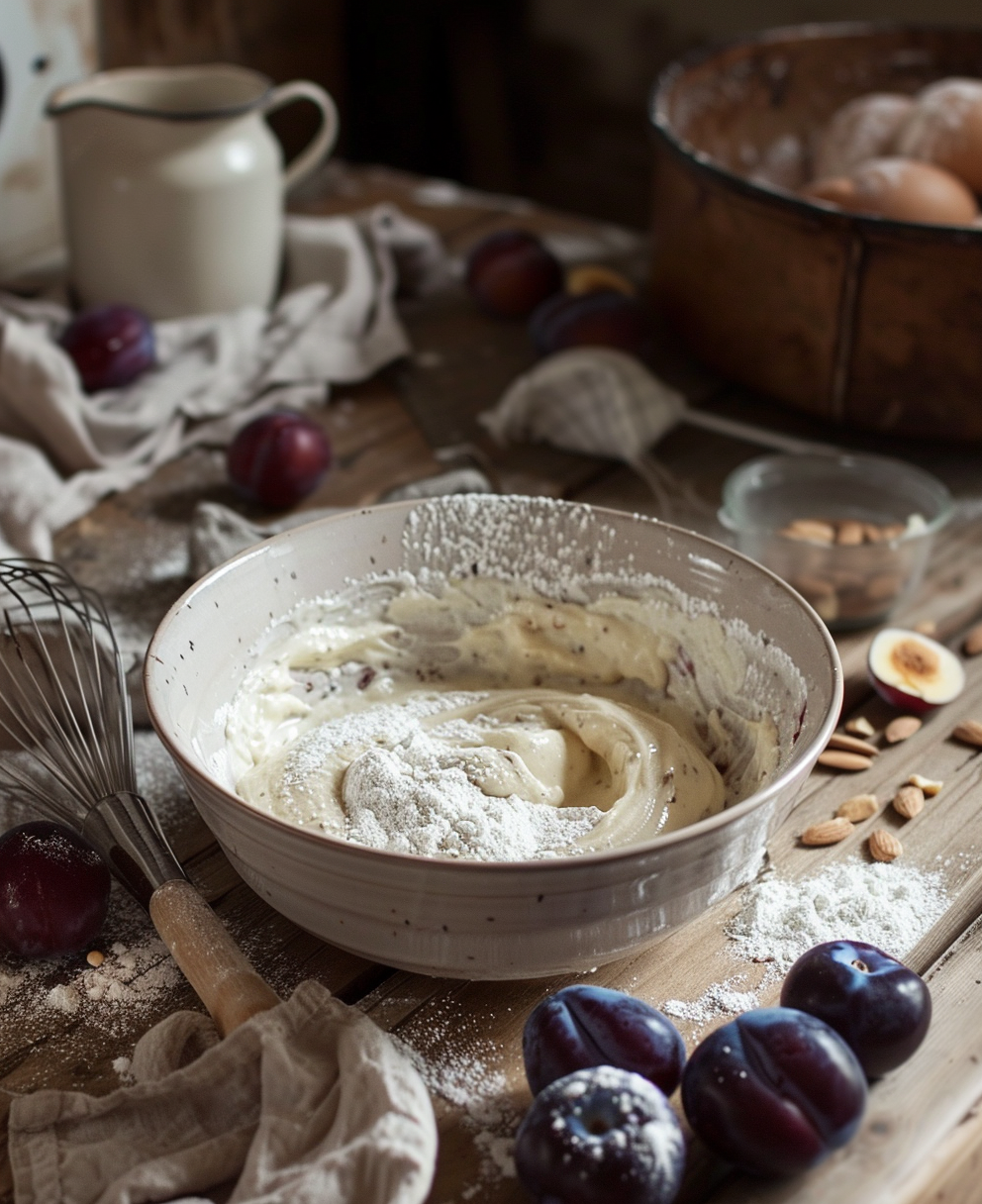 gateau aux prunes