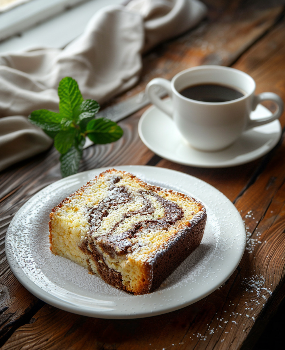gateau marbré moelleux