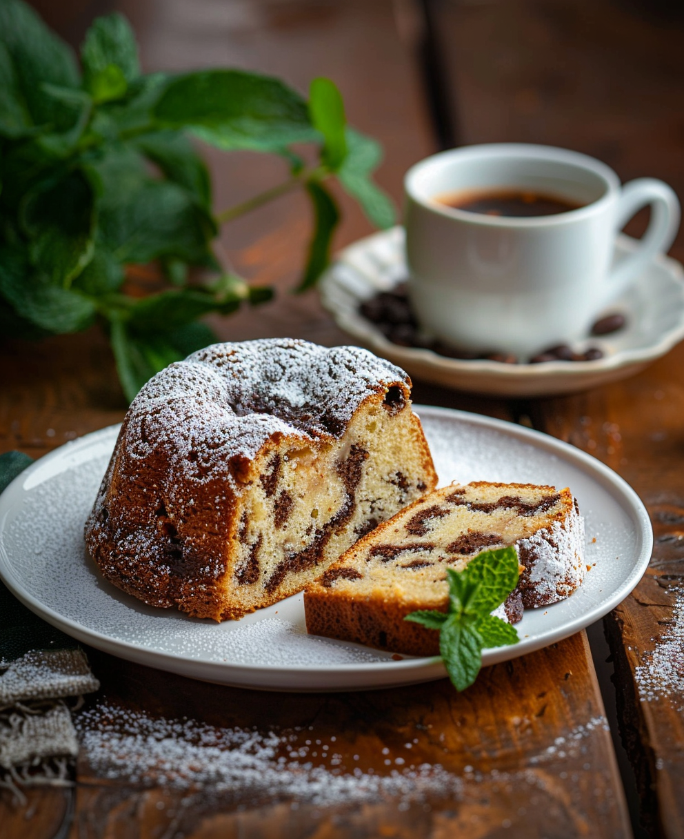 gateau marbré moelleux