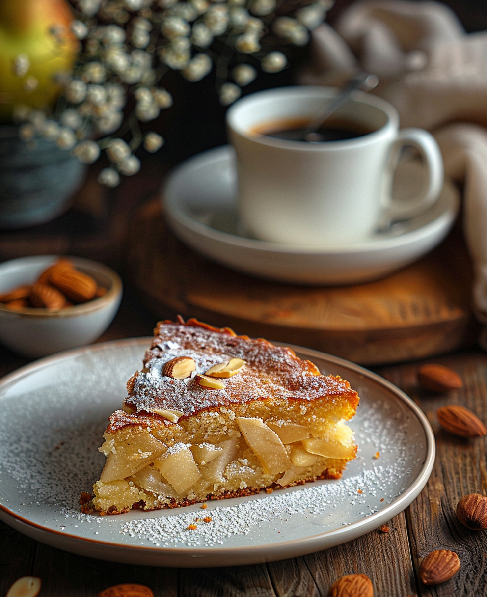 gateau poire amande