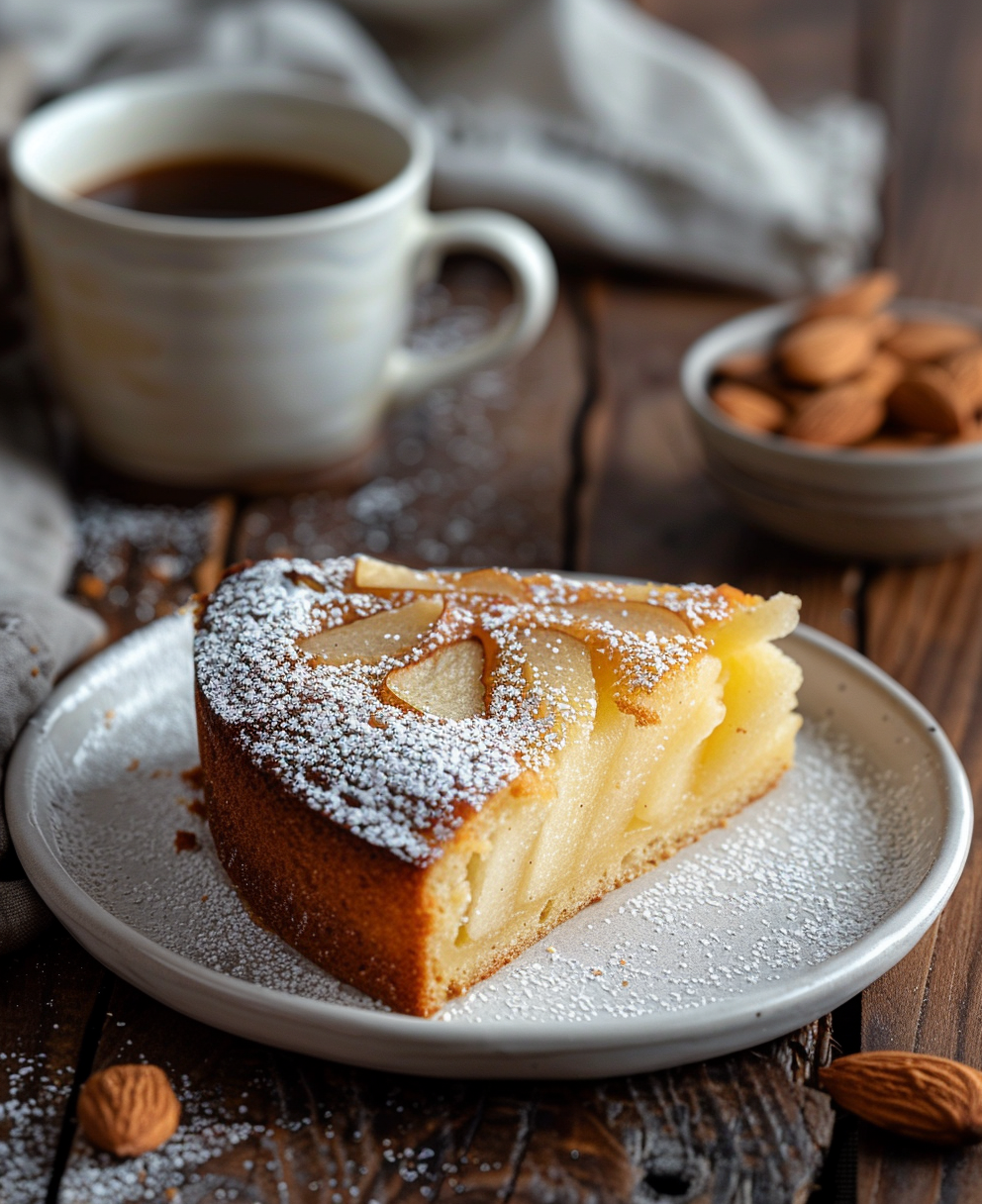 gateau poire amande