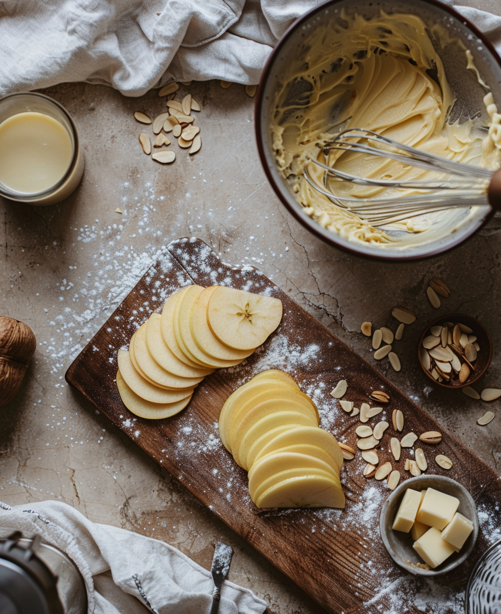 gateau pomme amande