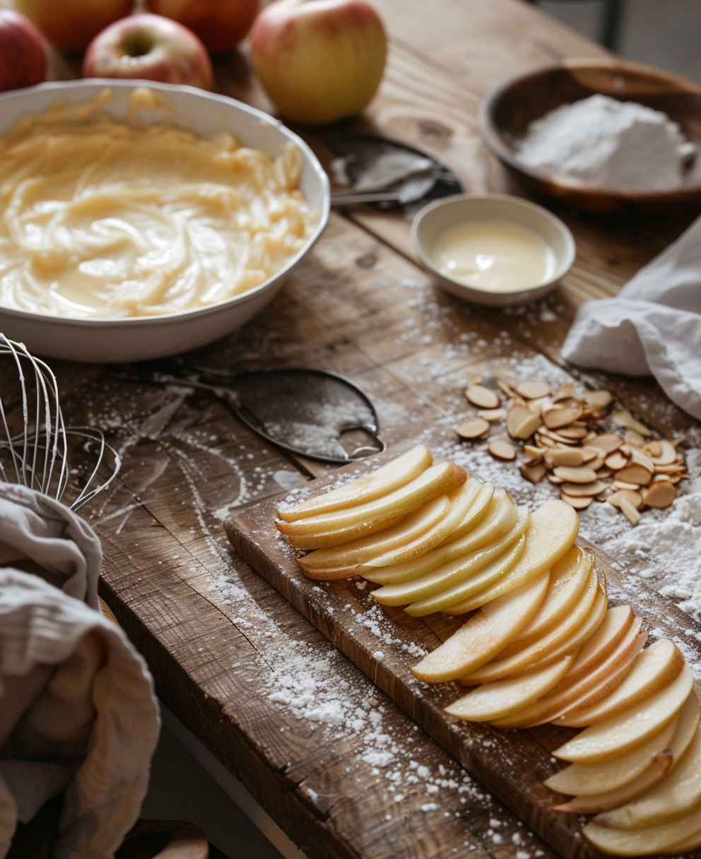 gateau pomme amande
