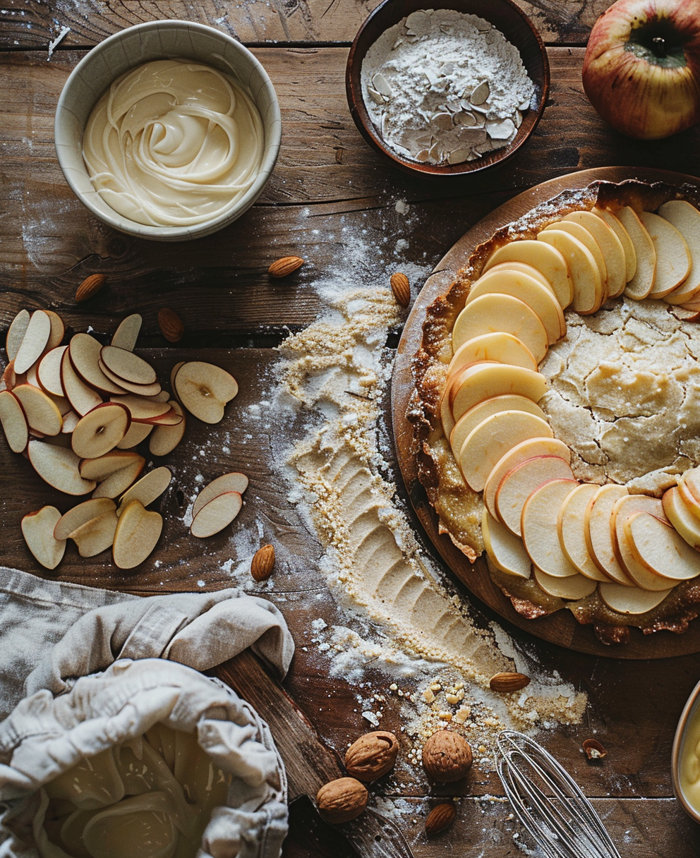 gateau pomme amande