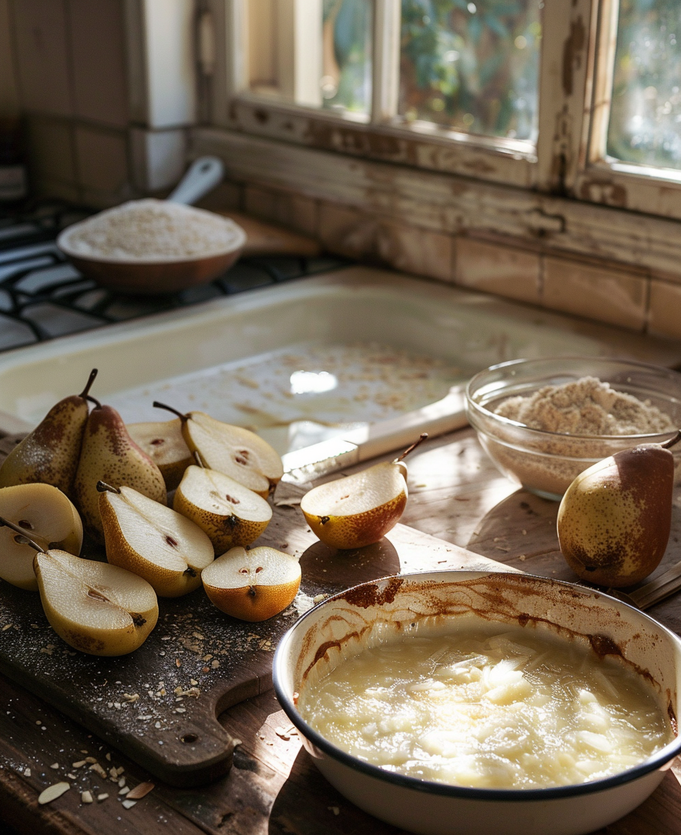 gateaux au poire et amande