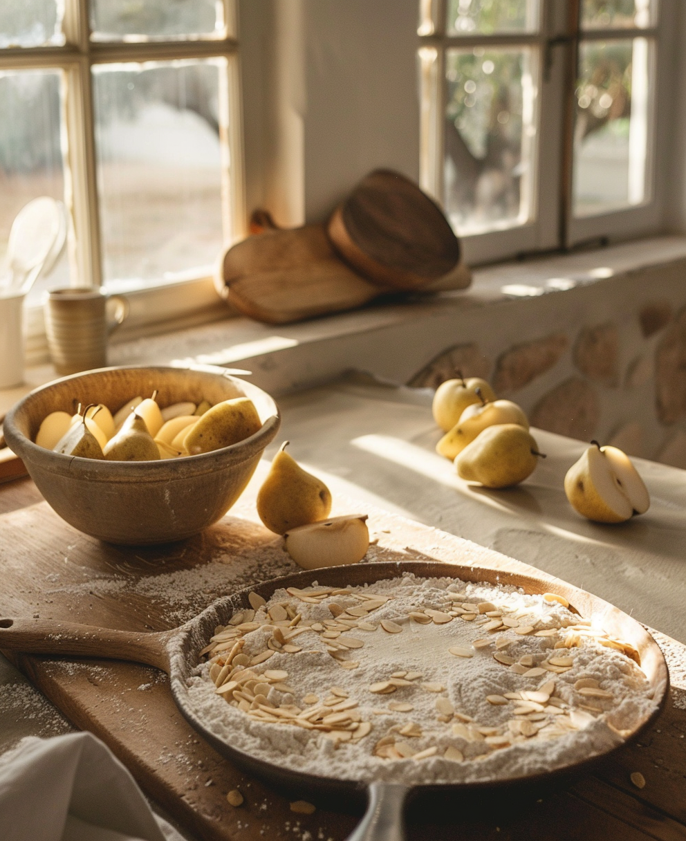 gateaux au poire et amande