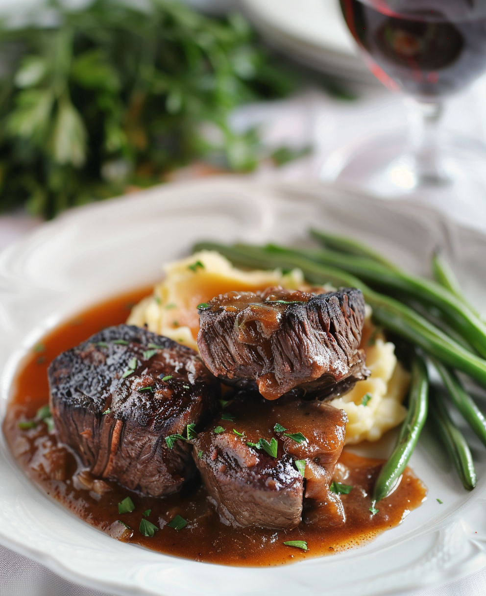 langue de bœuf sauce piquante