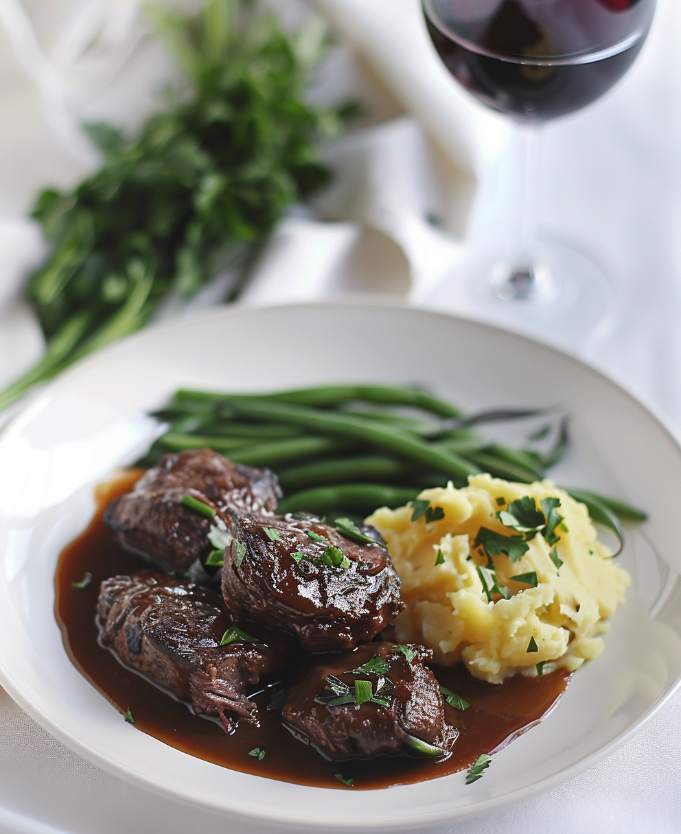 langue de bœuf sauce piquante