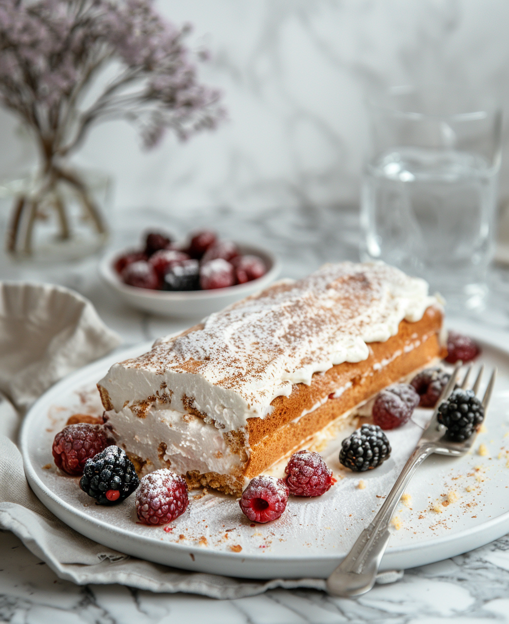 recette bûche glacée avec insert facile