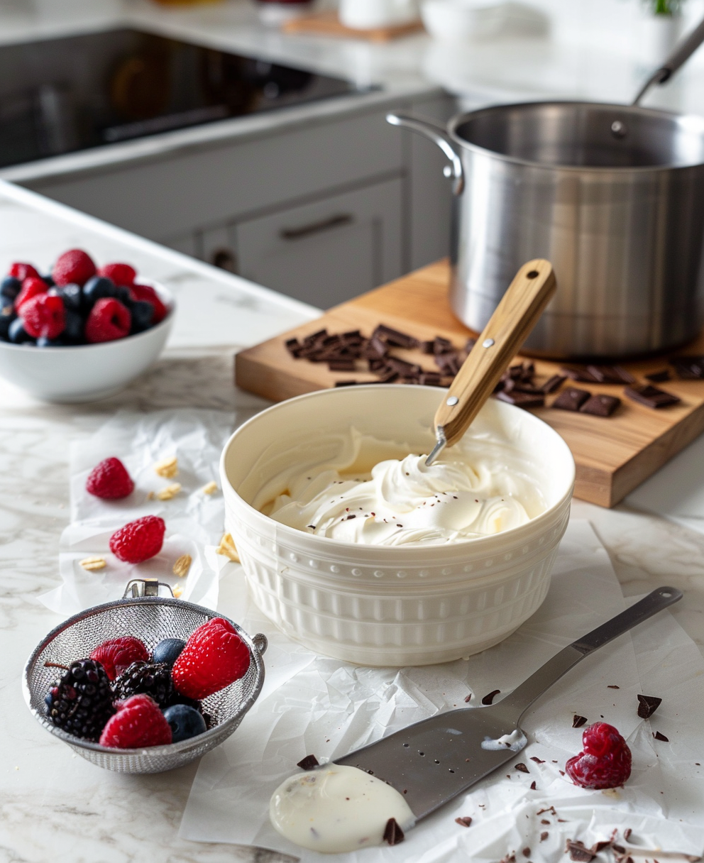 recette bûche glacée avec insert facile