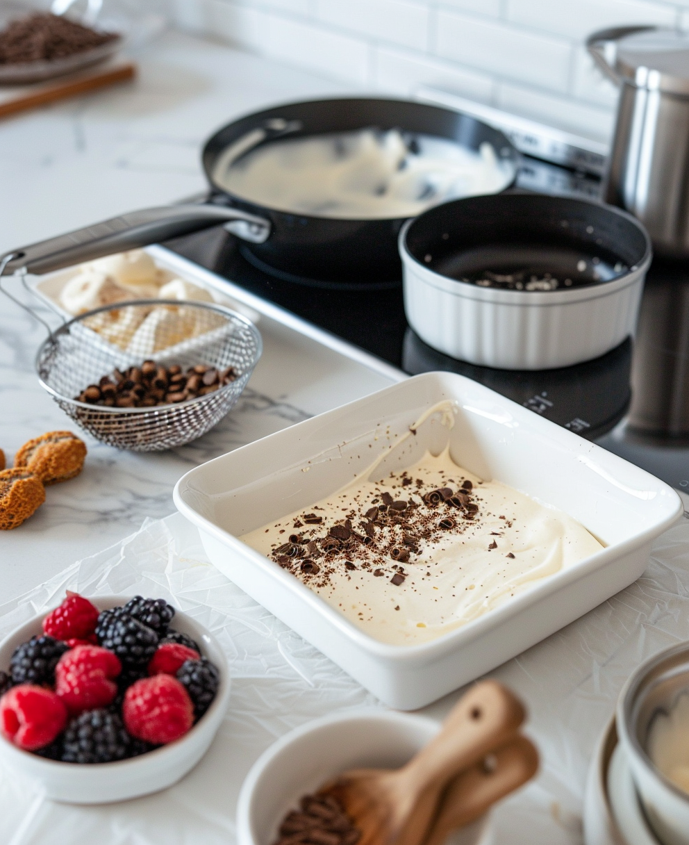 recette bûche glacée avec insert facile
