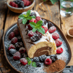 recette bûche glacée sans sorbetière