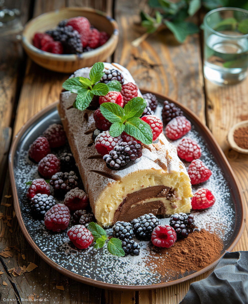 recette bûche glacée sans sorbetière