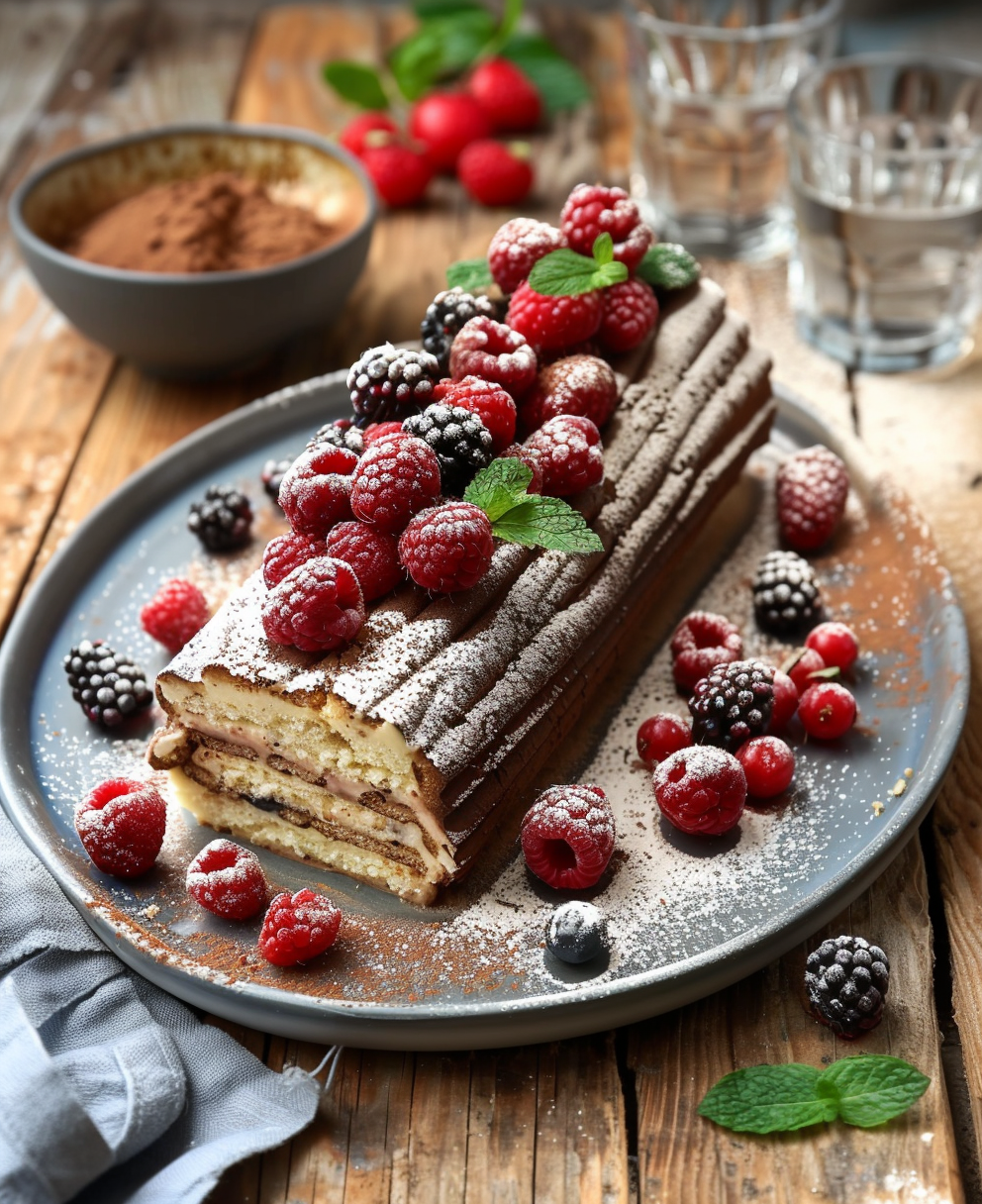 recette bûche glacée sans sorbetière