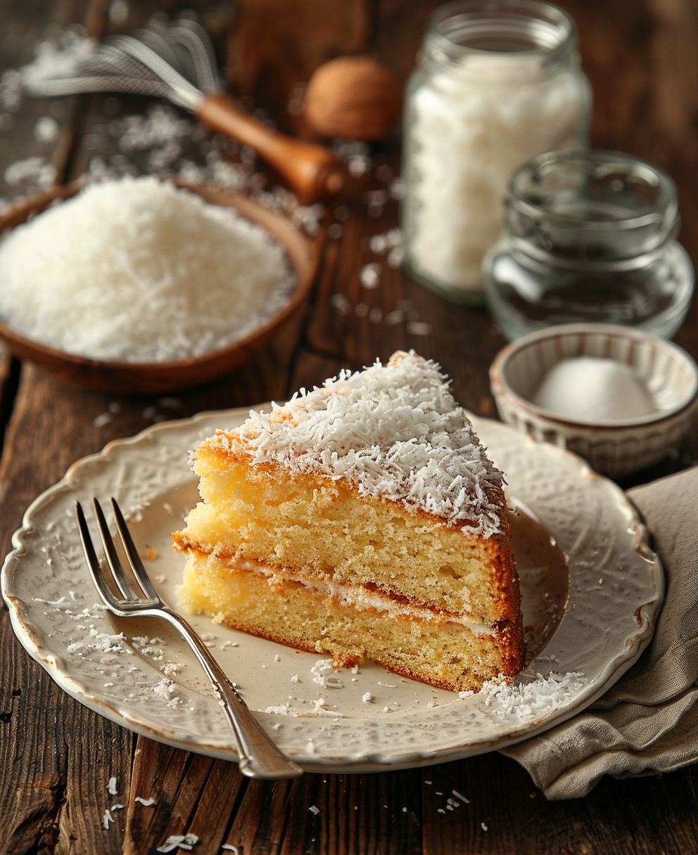 recette de gateau au noix de coco