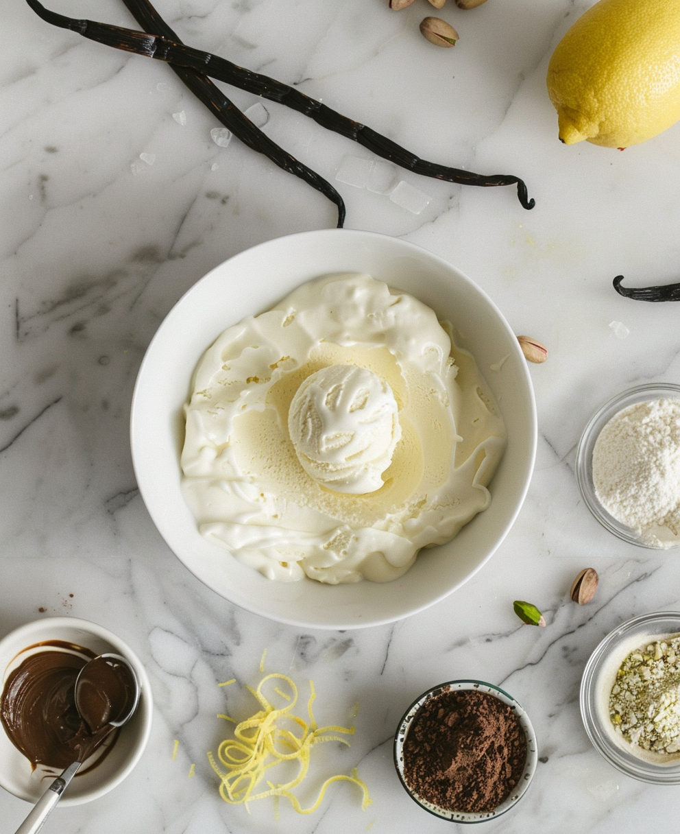 recette des glaces italiennes