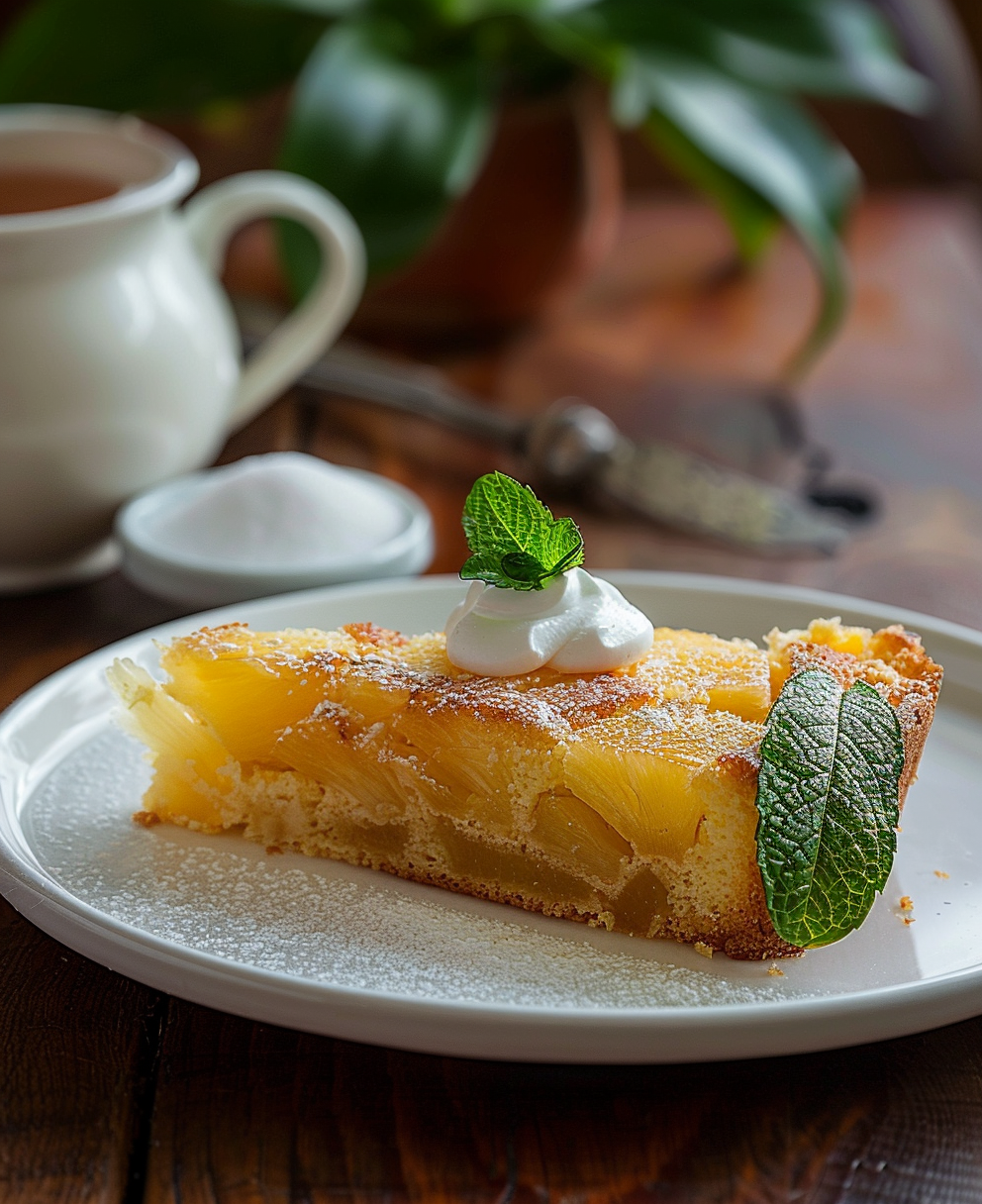 recette du gateau aux ananas