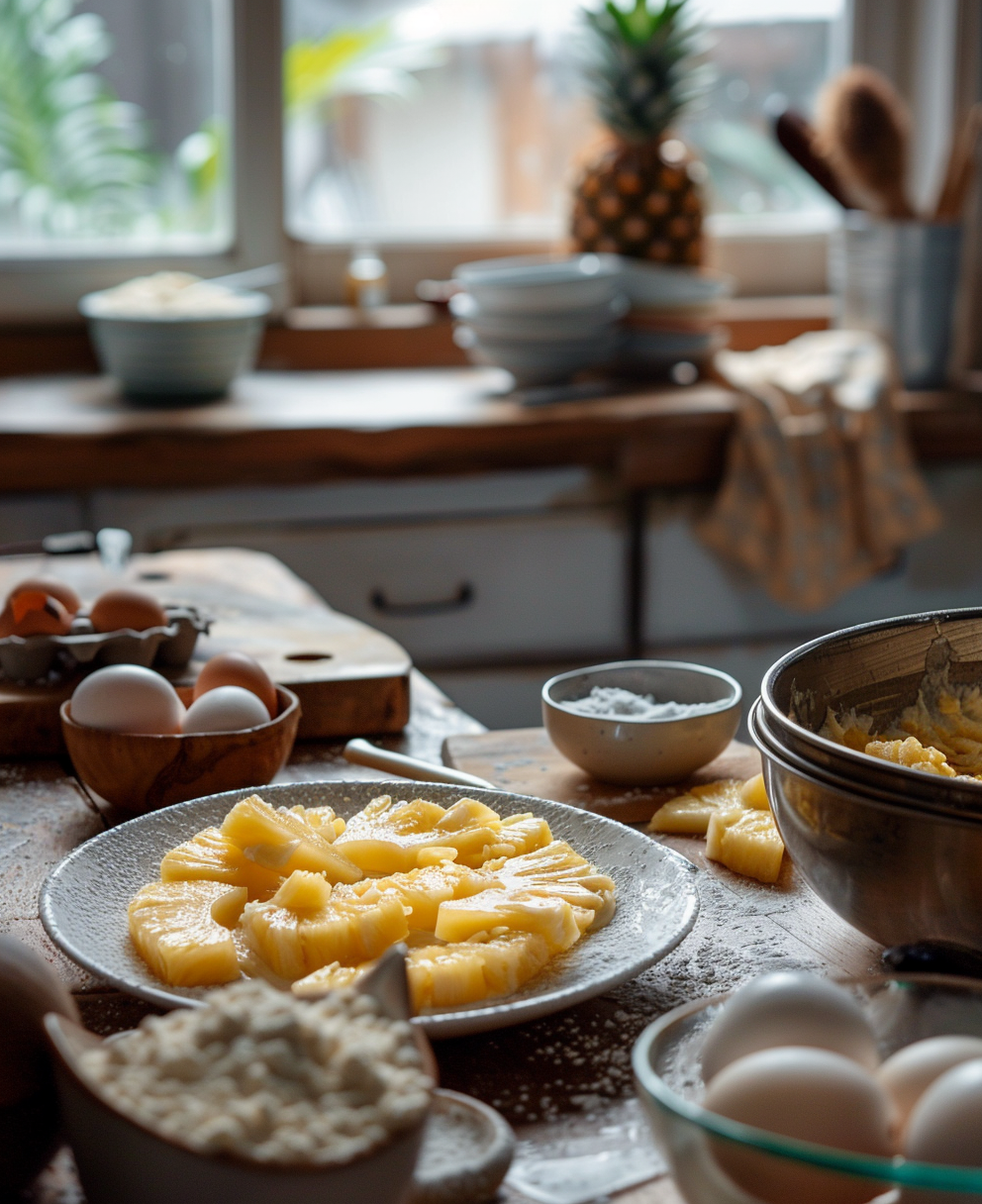 recette du gateau aux ananas
