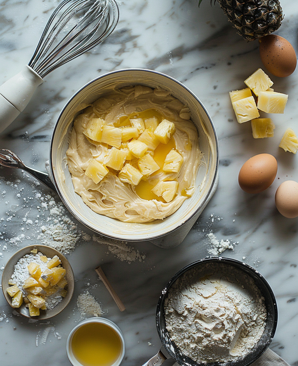 recette gateau ananas