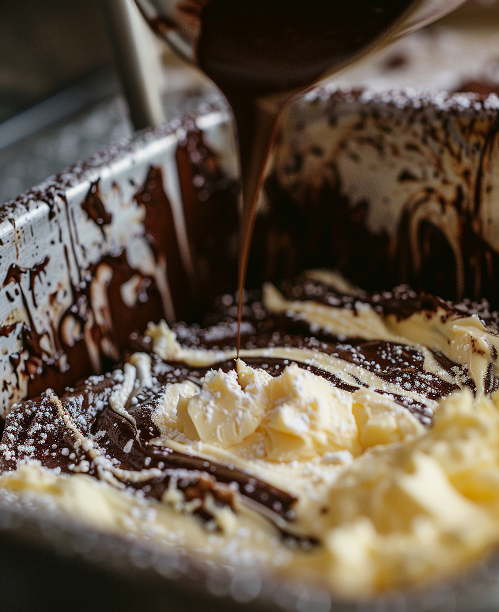 recette gateau marbre