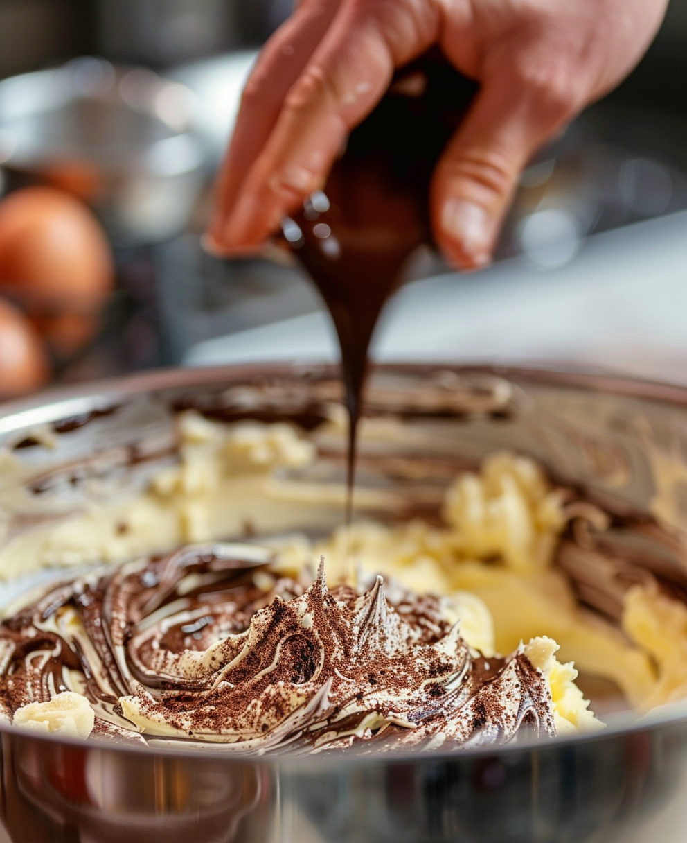 recette gateau marbre