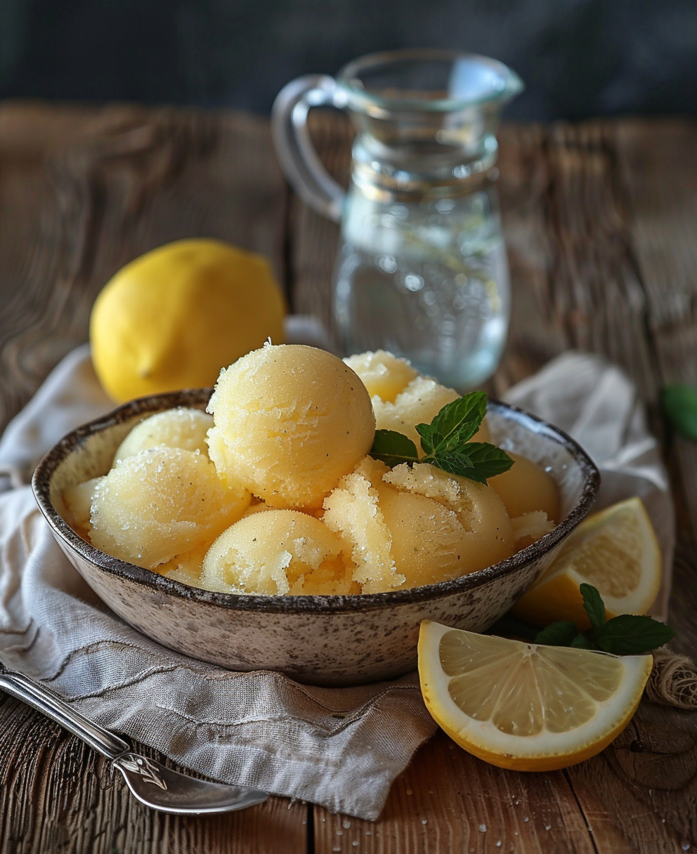 recette glace à la sorbetière