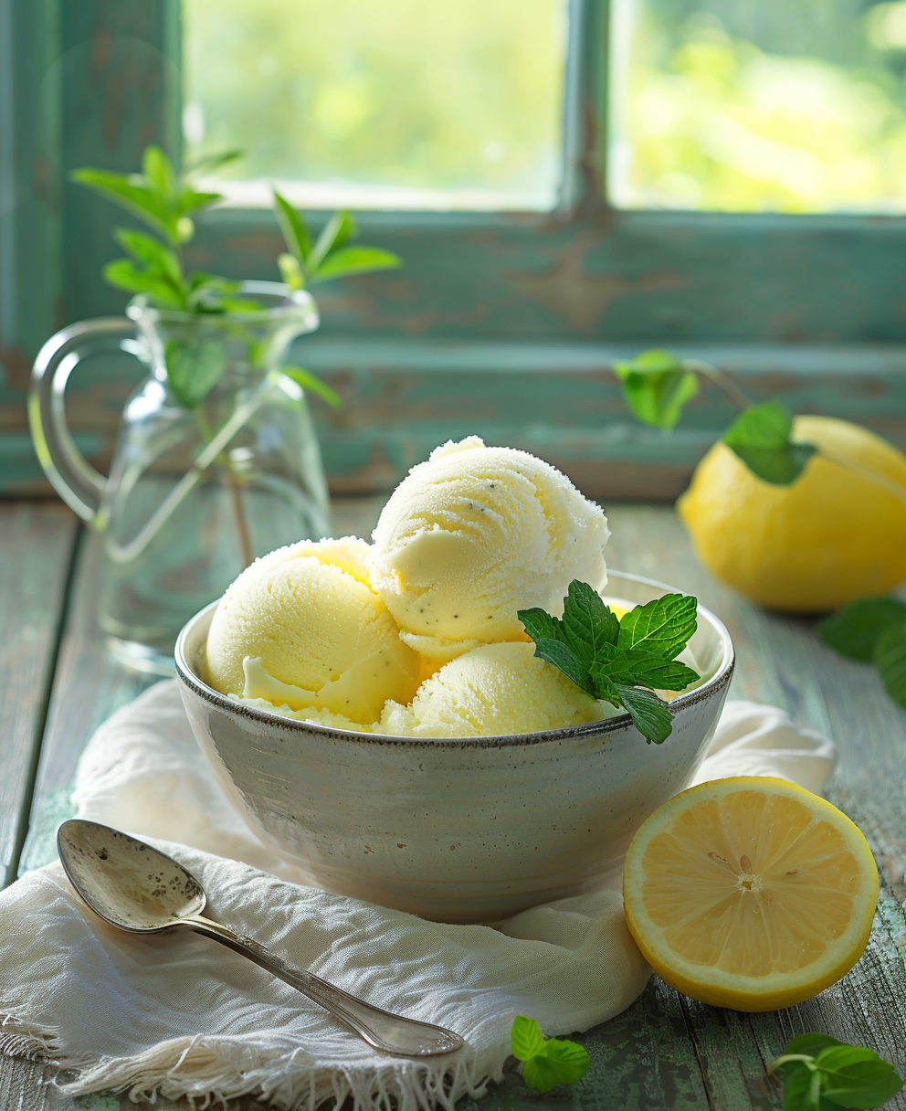 recette glace à la sorbetière