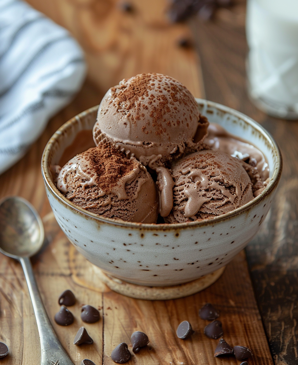 recette glace au nutella