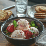 recette glace aux fraises
