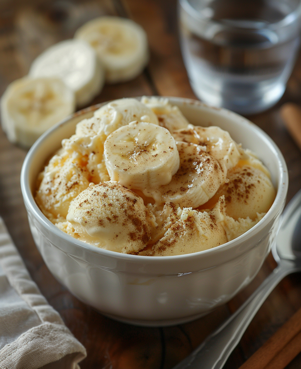 recette glace banane onctueuse