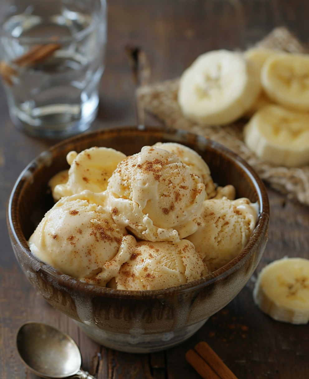recette glace banane onctueuse