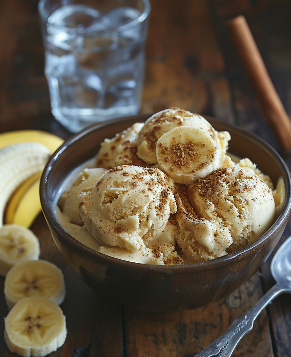 recette glace banane onctueuse