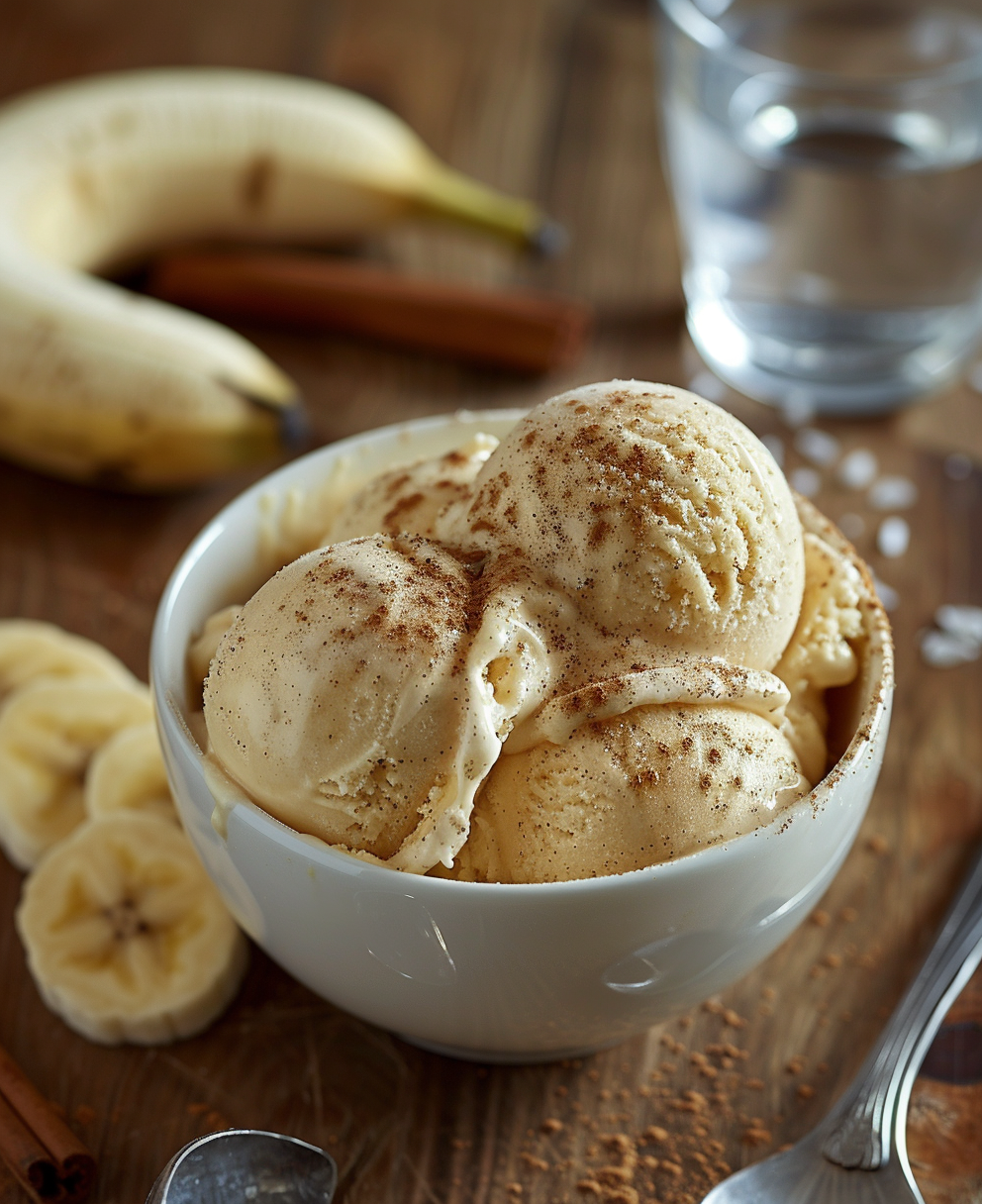 recette glace banane onctueuse