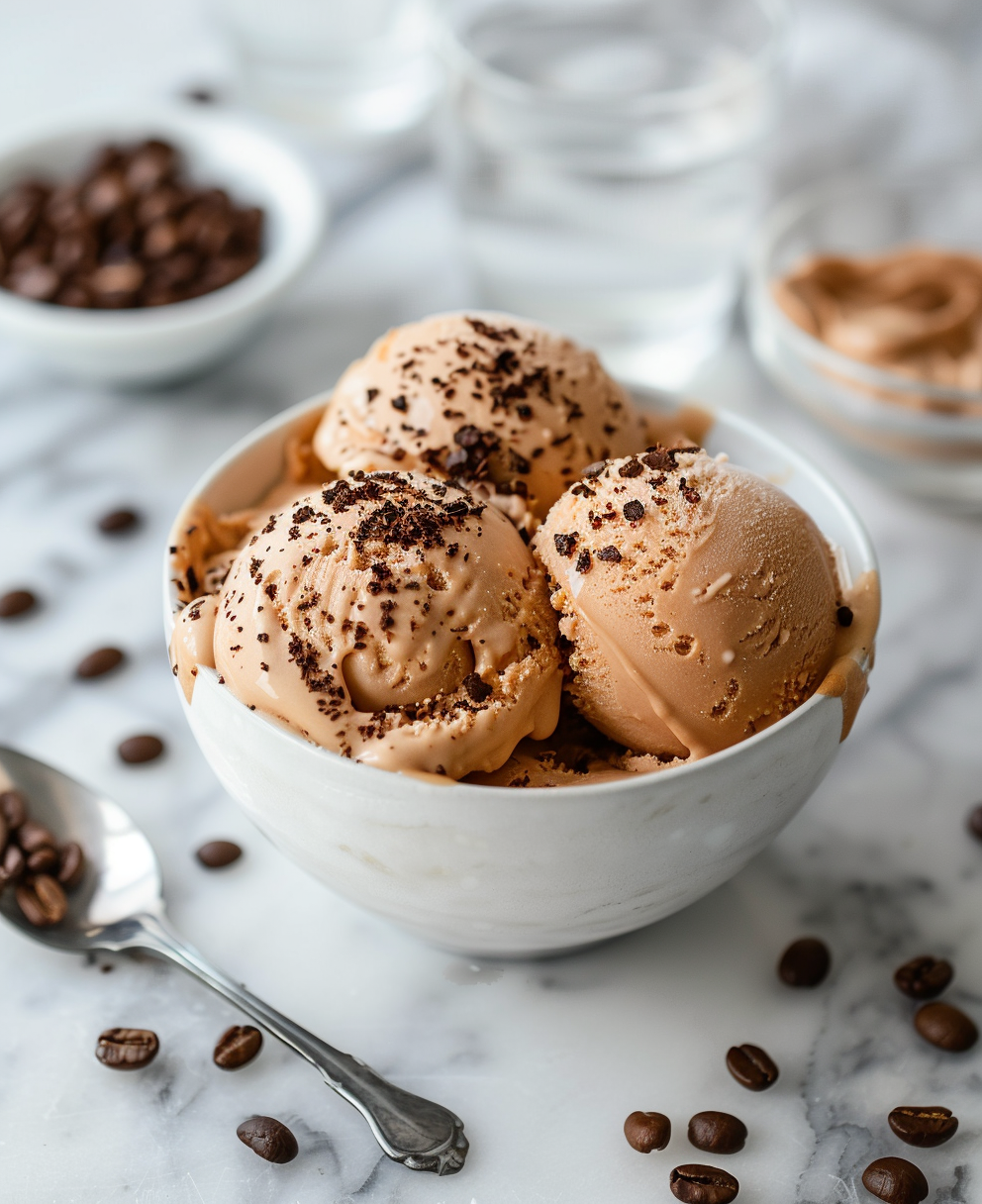 recette glace café