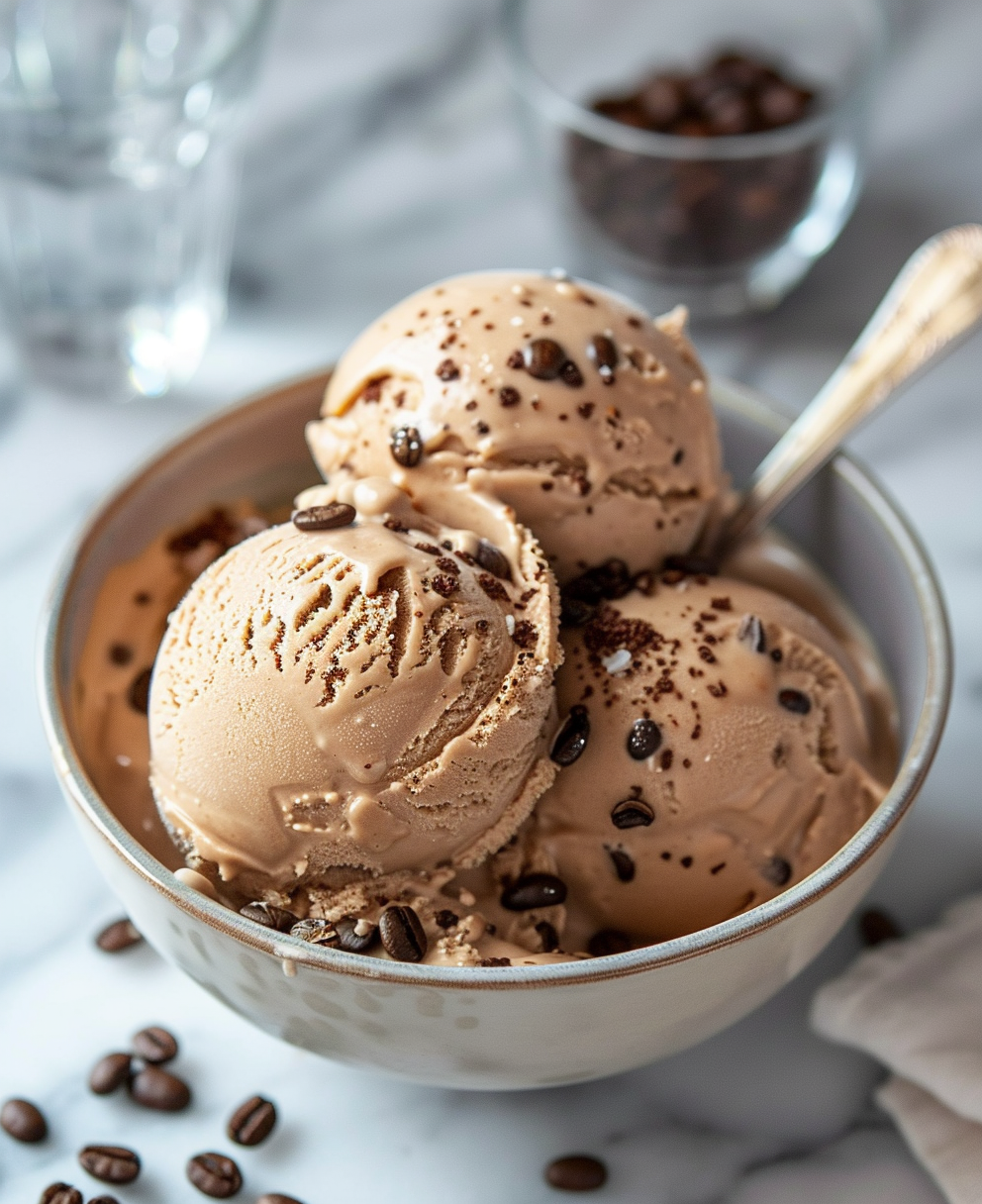 recette glace café