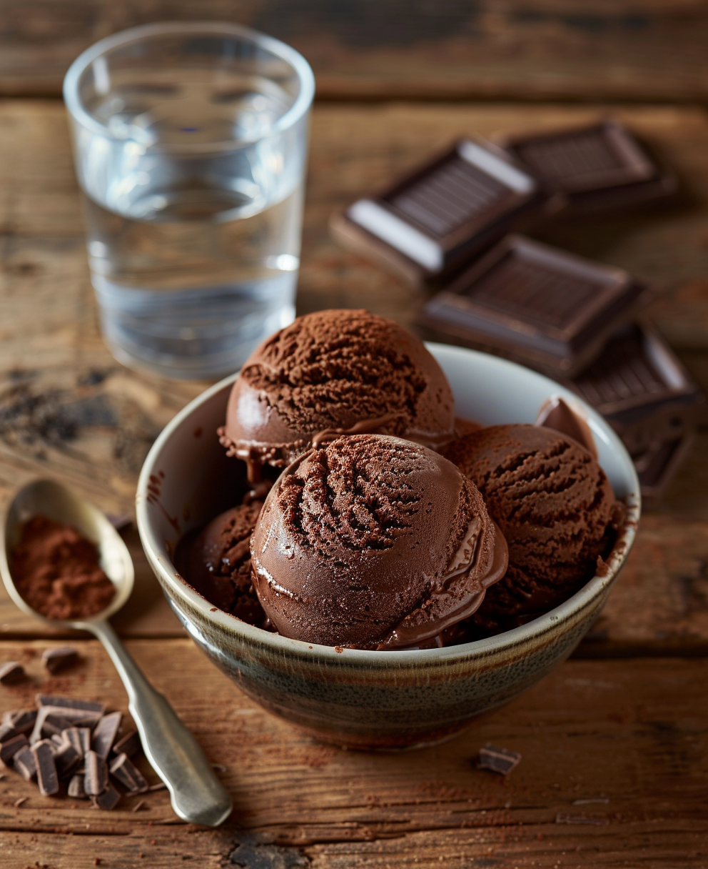 recette glace chocolat sans sorbetière