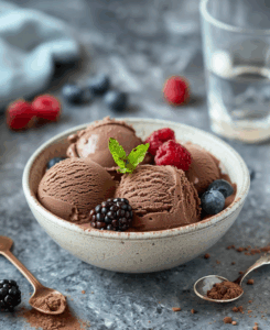 recette glace chocolat sorbetière