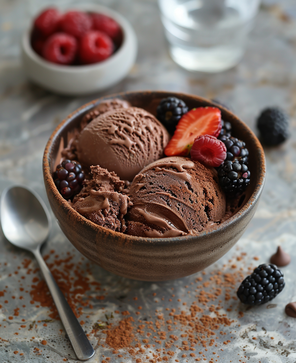 recette glace chocolat sorbetière