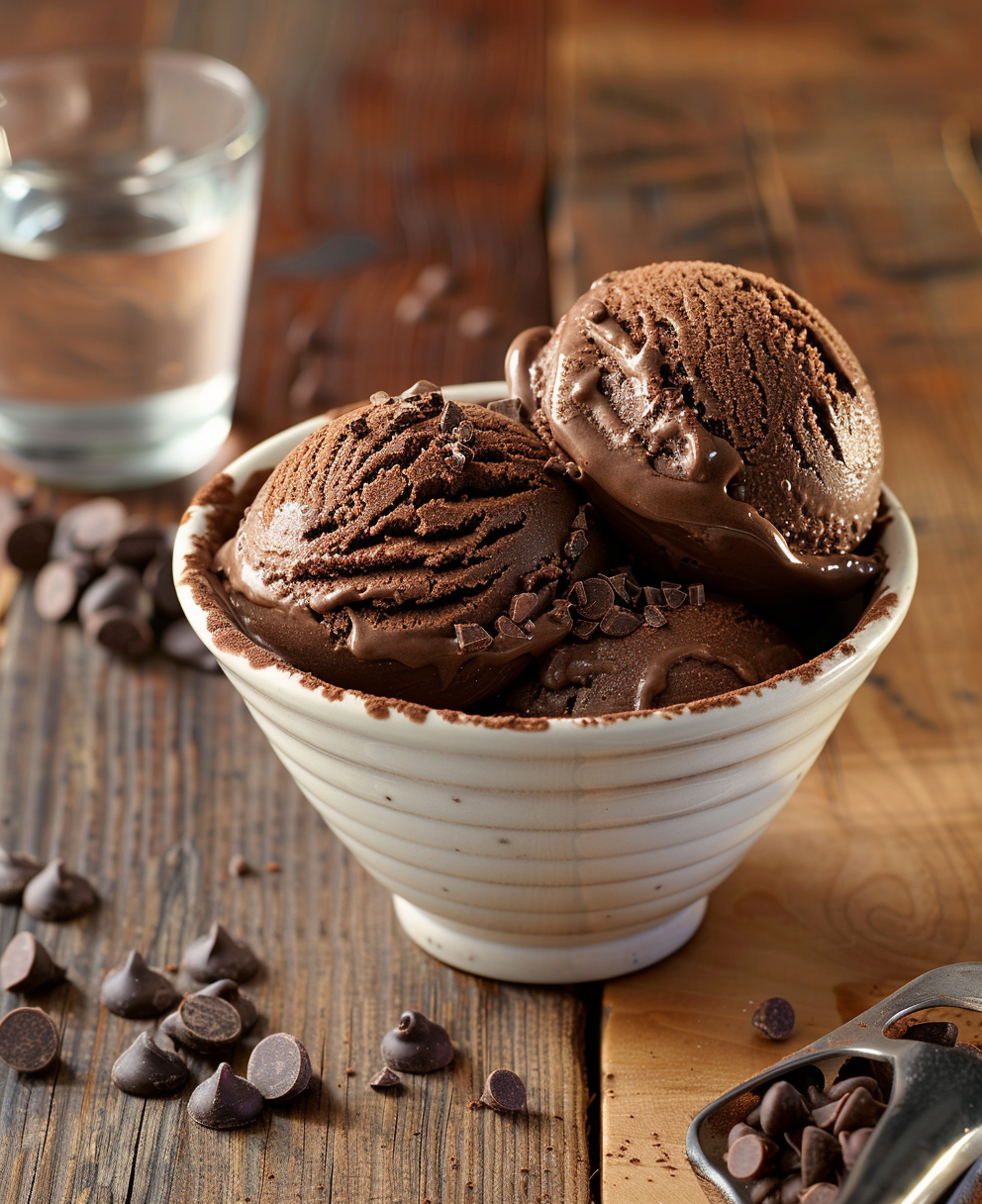 recette glace chocolat