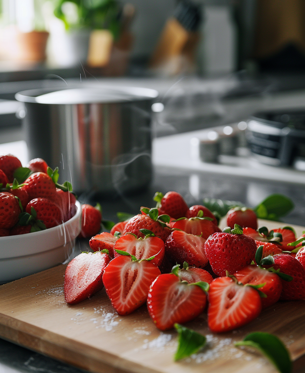 recette glace fraise
