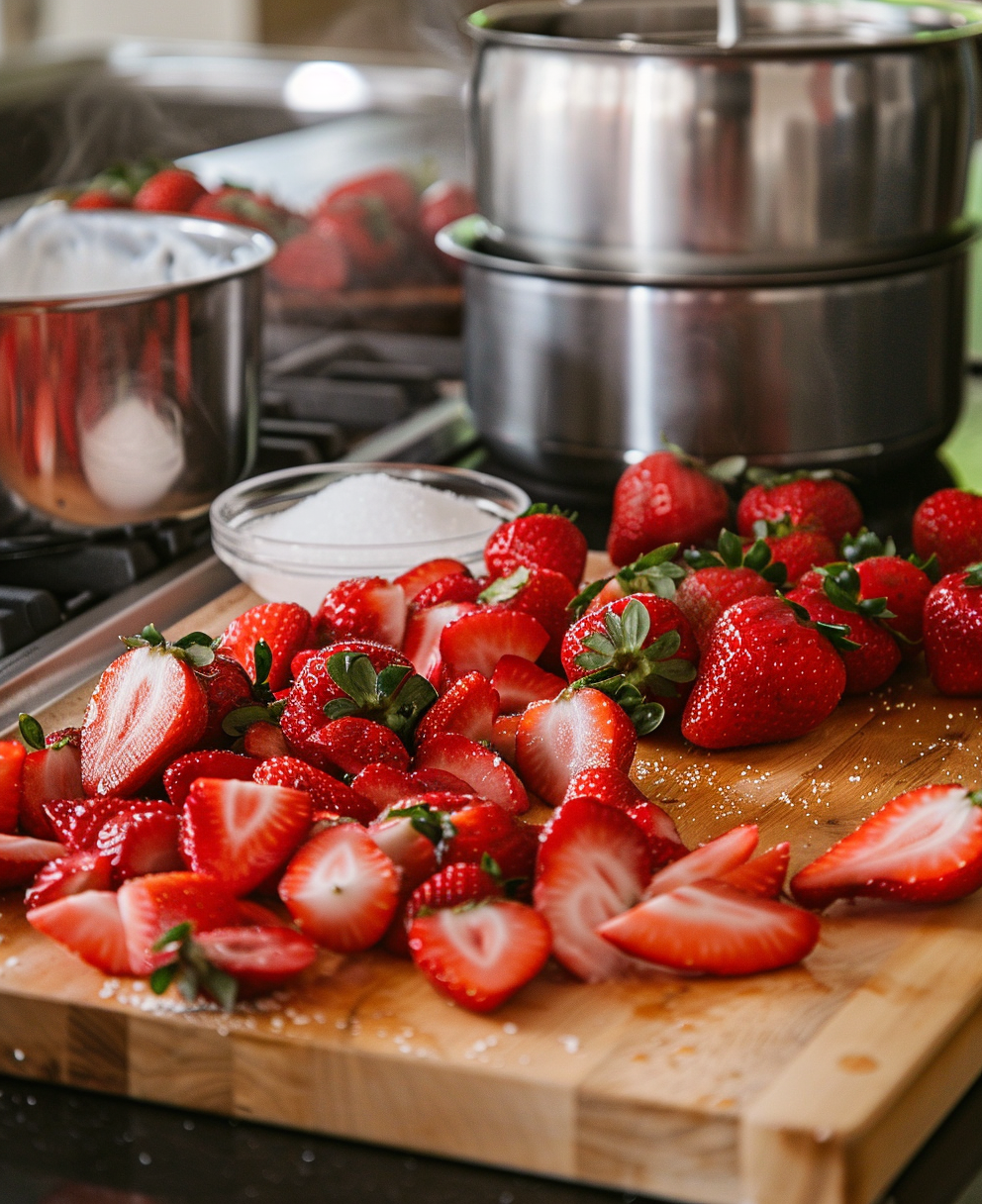 recette glace fraise