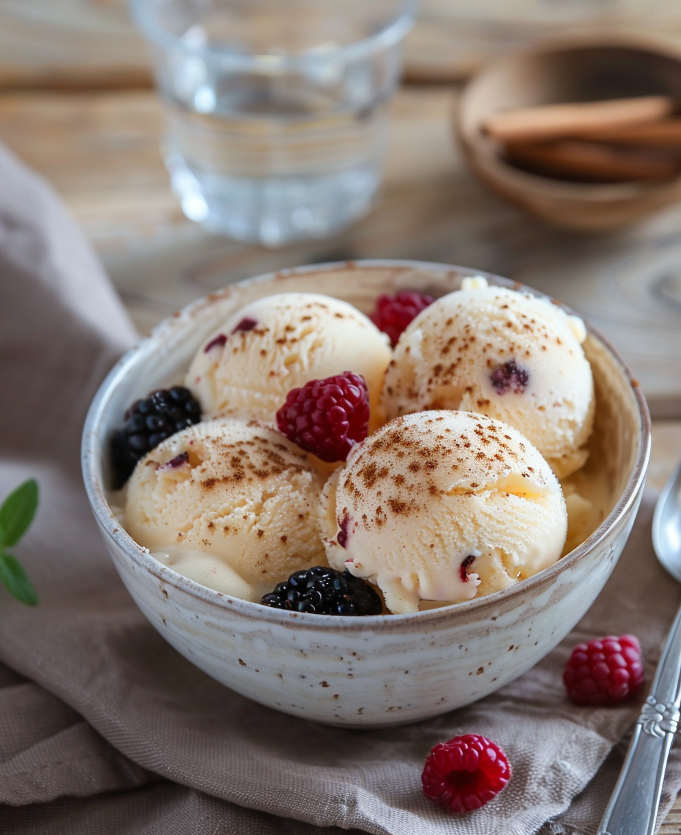 recette glace sans sorbetière