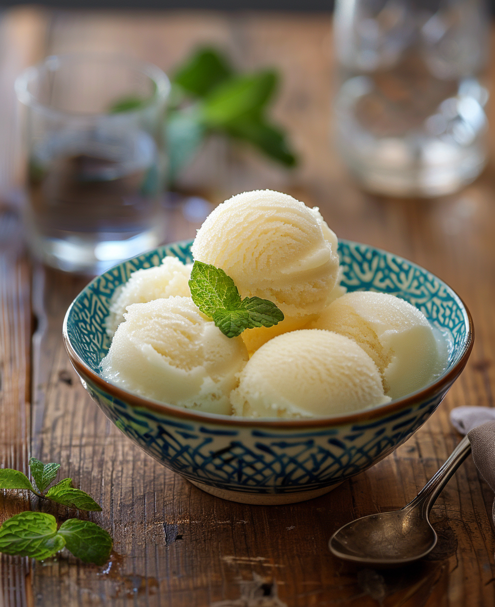 recette glace sorbetière